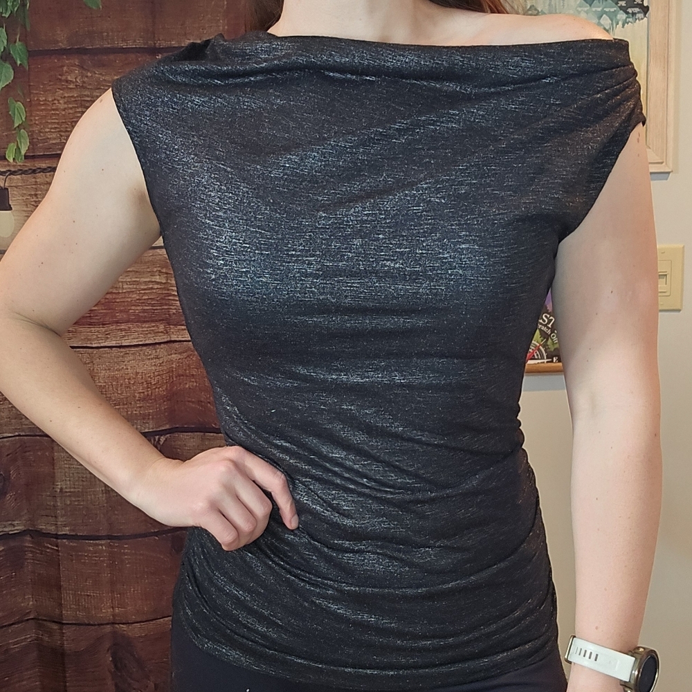 Elegant Black Women's Top